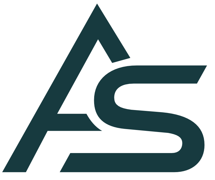 Logo Alexander Sempf, petrol